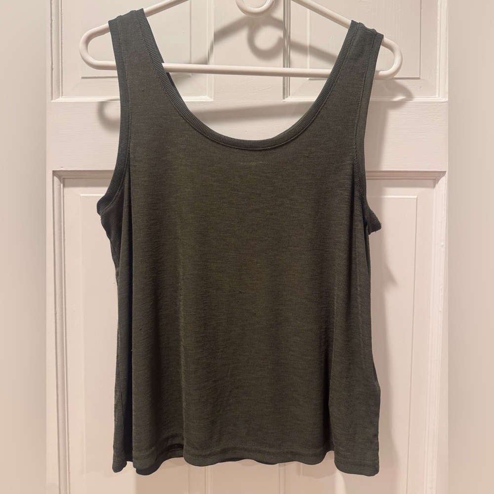 Madewell Dark Green Tank Top